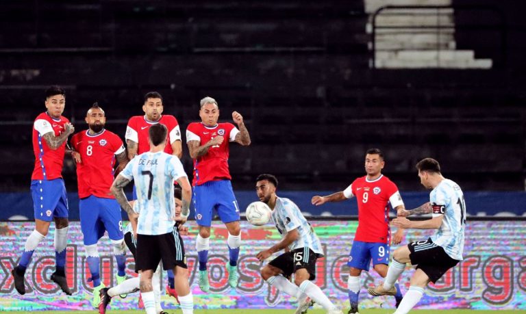 Copa América: Argentina e Chile empatam em 1 a 1 no Rio de ...