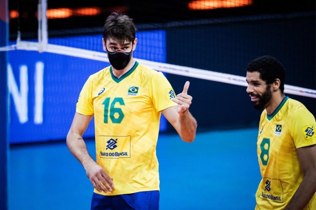 Brasil enfrenta Alemanha pela Liga das Nações de vôlei masculino