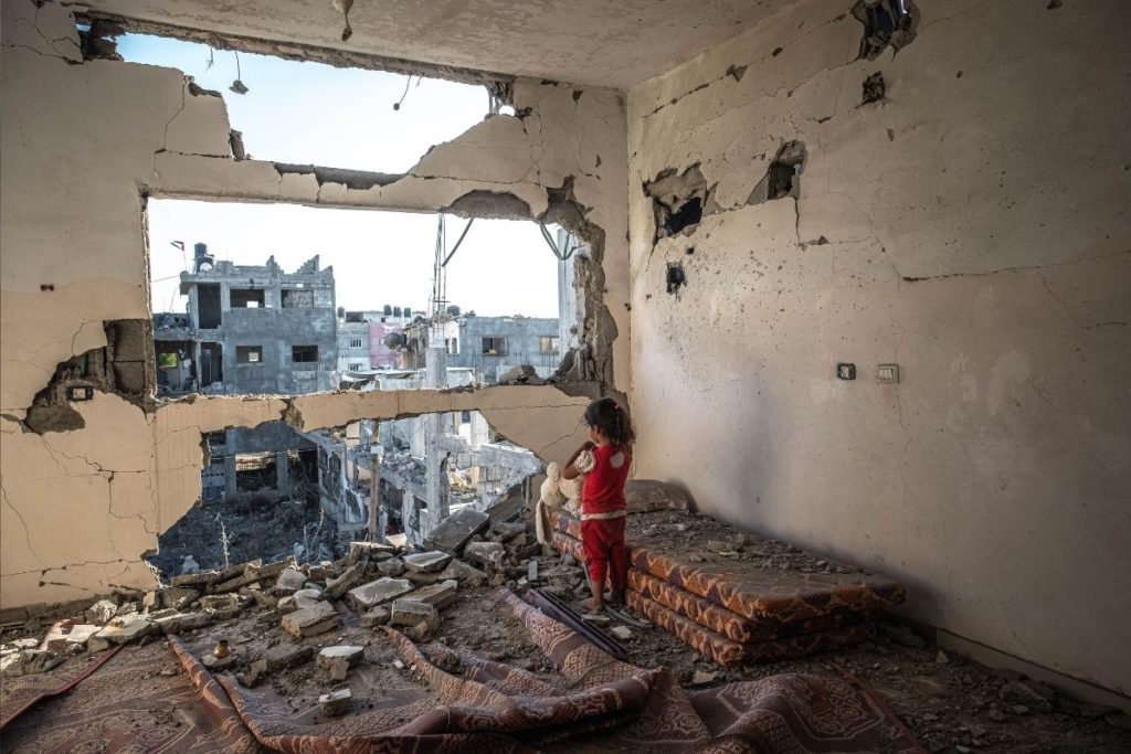 Crianças de Israel e Gaza os dois lados da moeda