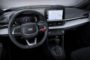 Este é o interior do Pulse, o novo SUV compacto da Fiat