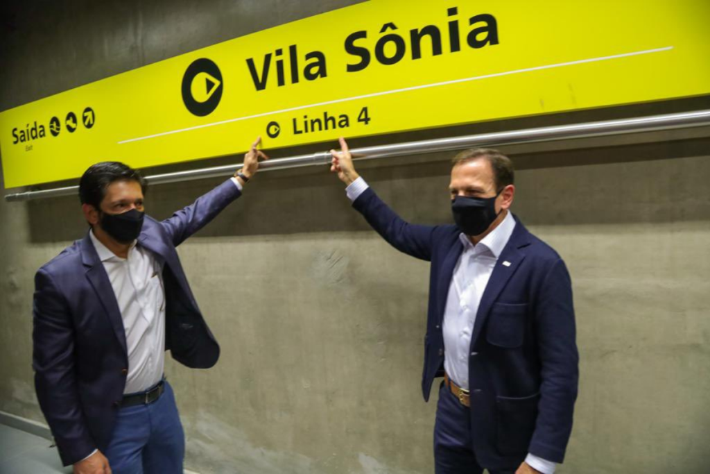 Estação Vila Sônia, é inaugurada por Doria após 7 anos de atraso