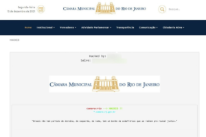 Site da Câmara de Vereadores do Rio sofre ataque hacker