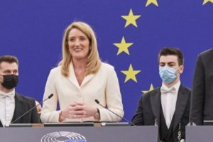 Roberta Metsola é eleita a nova presidente do Parlamento Europeu