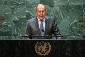 Durante discurso de chanceler da Rússia na ONU, diplomatas deixam sala