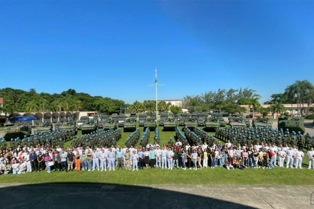 Tropa da Marinha recebe certificação máxima para missões de paz da ONU