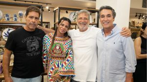 Hugo Meirelles, Mônica Santana, Fernando Andrade e Marcelo Piriquito marcam presença na inauguração