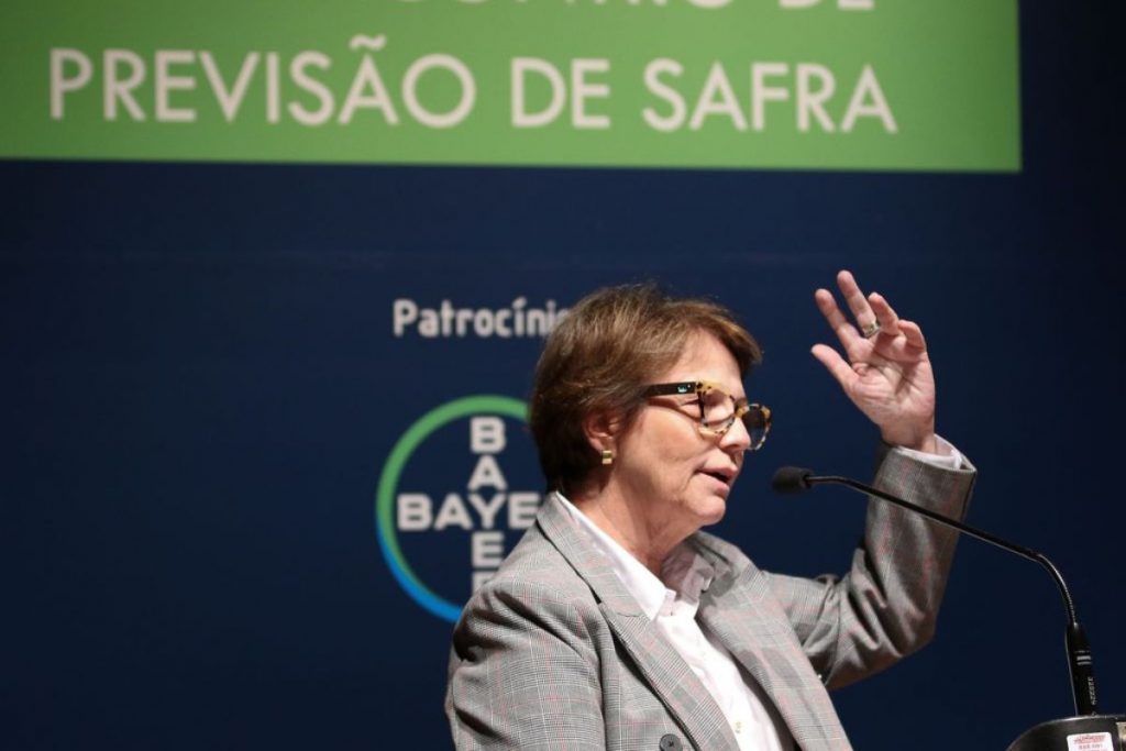 Tereza Cristina é a favorita para vice do presidente Bolsonaro