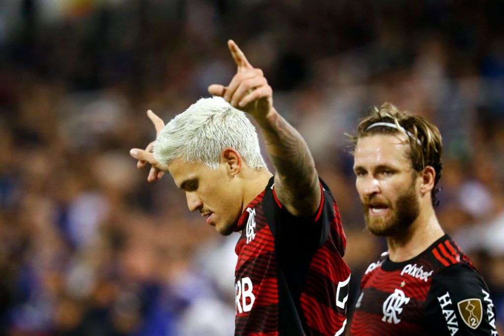 Libertadores Pedro brilha e comanda goleada do Flamengo sobre Vélez