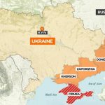 Mapeando as regiões da Ucrânia 'votando' na adesão à Rússia