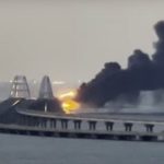 Explosão de ponte na Crimeia