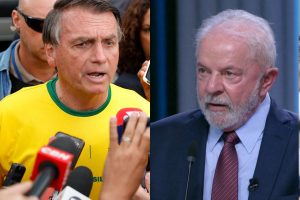 Lula e Bolsonaro no segundo turno
