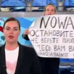 Jornalista que protestou em TV entra na lista de pessoas procuradas na Rússia