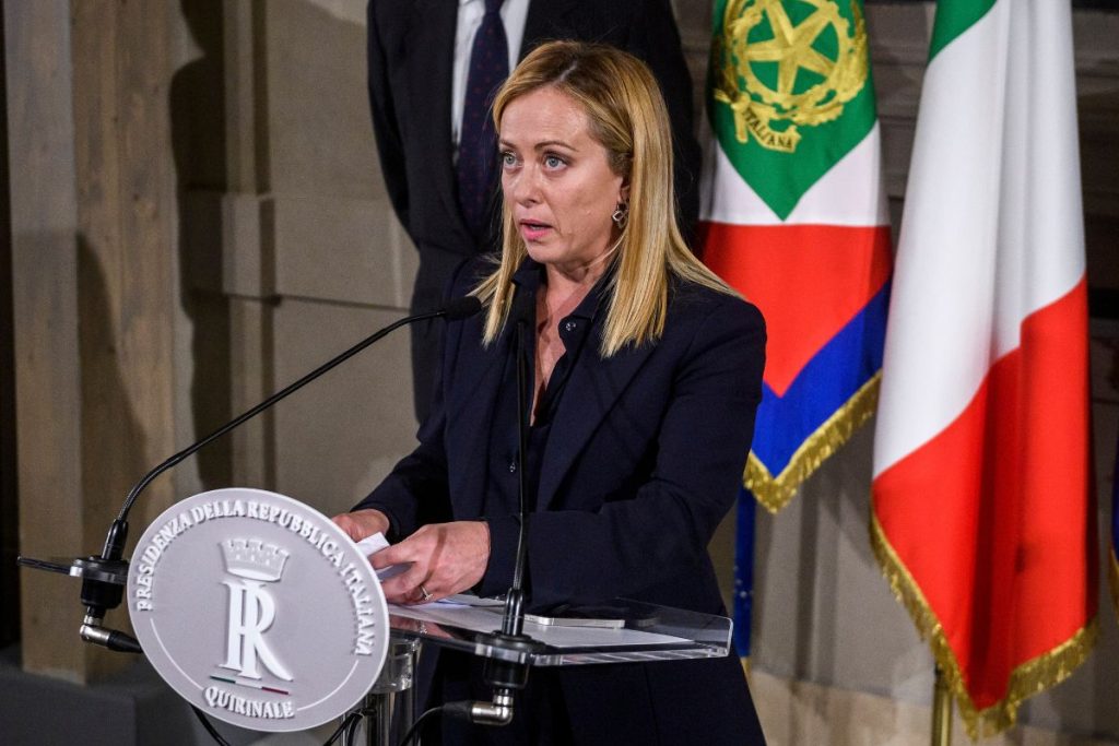Giorgia Meloni é indicada para ser nova primeira-ministra da Itália