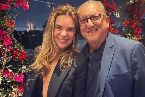 Esposa de Galvão Bueno se declara ao marido comemorando 22 anos de casados