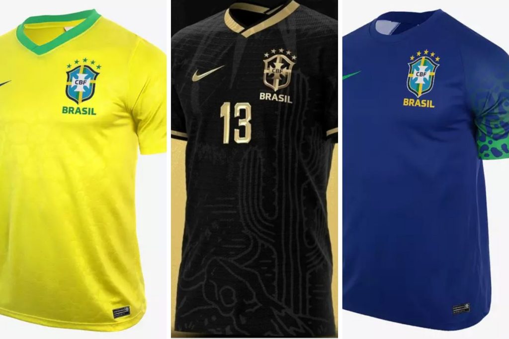 Camisa preta do Brasil para 2013 