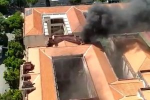 Incêndio atinge escola tradicional de Belo Horizonte