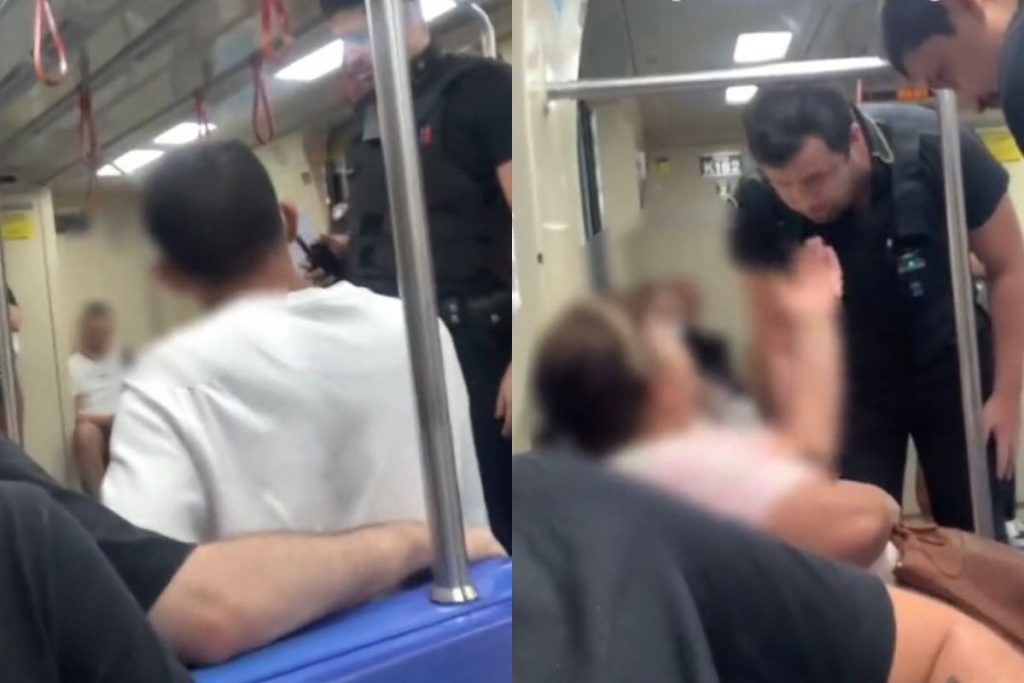 Mulher é retirada de vagão no metrô após falas homofóbicas, segundo passageiros