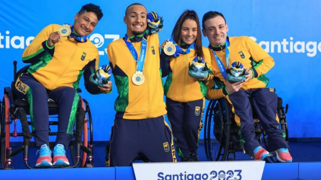 O Time Brasil segue dominante nos Jogos Parapan-Americanos de Santiago 2023.