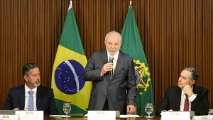 O presidente Luiz Inácio Lula da Silva pediu atenção a seus ministros, durante a presidência brasileira no G20 em 2024.