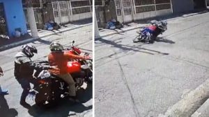 Um adolescente de 17 anos morreu após passar mal e cair de moto, poucos instantes depois de assaltar um idoso de 66 anos.