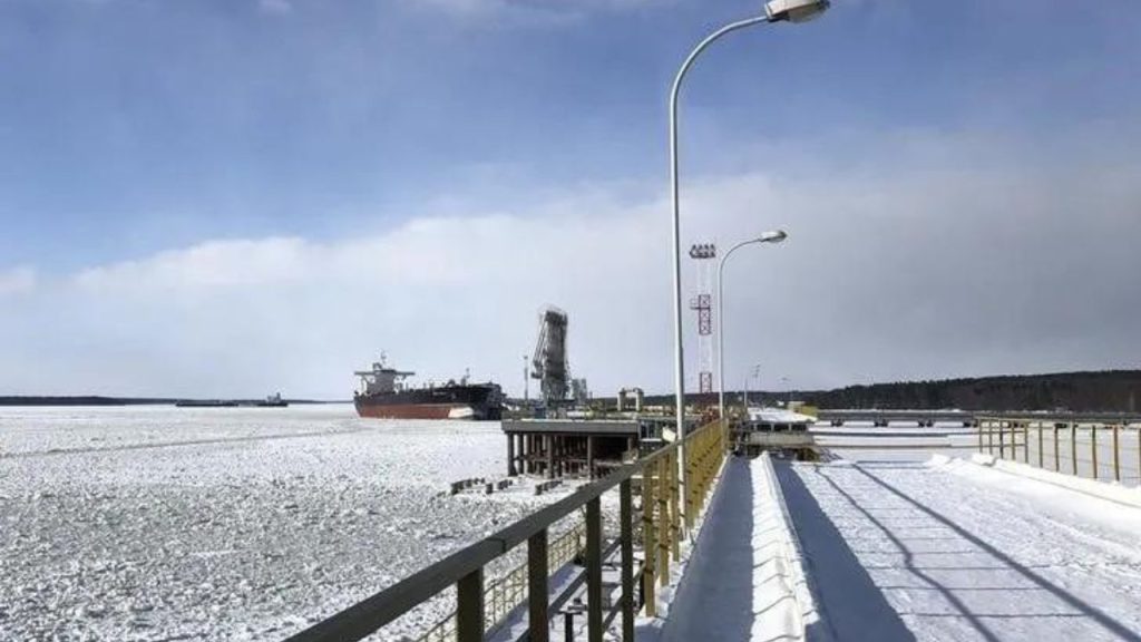 Explosão registrada em terminal de gás natural no porto russo de Ust-luga foi provocada por um “fator externo”, anunciou Novatek.
