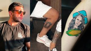 Ele viralizou no Brasil após tatuar a atriz Larissa Manoela, um milho e o símbolo do Pix, mas será que bateu o arrependimento?