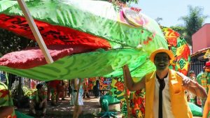 De tão comuns aos andarilhos brasilienses, o pequeno réptil, é homenageado por um bloco de carnaval que desde 2015 está nas ruas da cidade.