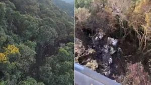 Equipes buscam avião que caiu na Serra do Japi, em São Paulo