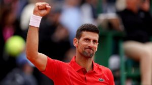 Na segunda rodada do Masters 1000 de Monte Carlo, Novak Djokovic estreou com vitória em cima de Roman Safiullin.