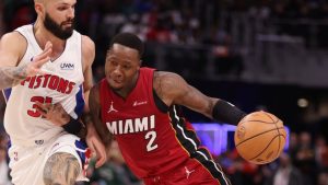 Terry Rozier não conseguirá se recuperar a tempo de entrar em quadra durante o primeiro duelo do Miami Heat no play-in da NBA.