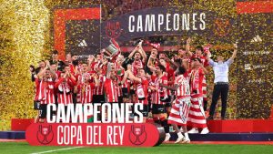 Athletic Bilbao vence Copa do Rei e se torna bicampeão do torneio
