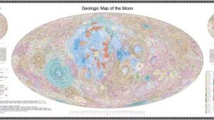 Disponível em chinês e inglês, o atlas compreende tanto o Atlas Geológico Global da Lua quanto os Quadrângulos de Mapas