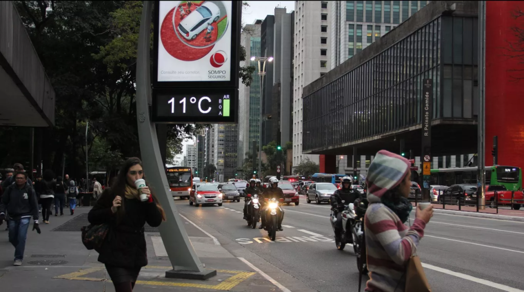 Onda de frio polar está chegando para encerrar a atual onda de calor no Brasil!
