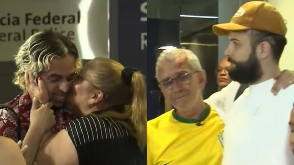 Os brasileiros Phelipe de Moura Ferreira, de 26 anos, e Luckas Viana dos Santos, de 31, desembarcaram no Brasil nesta quarta-feira (19).