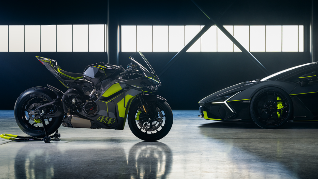 Ducati e Lamborghini unem forças em edição exclusiva da Panigale v4, elevando a potência a 218 cv