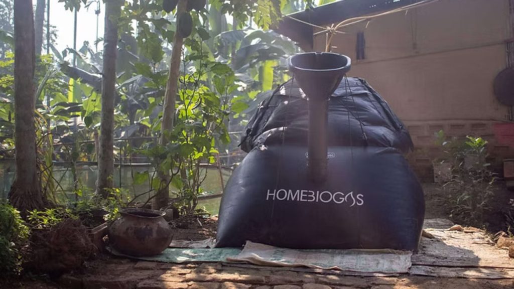 Lixo que vira gás de cozinha: biodigestores compactos transformam restos de comida em biogás para cozinhar e adubo líquido para plantas