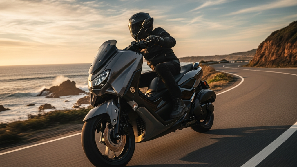 Yamaha NMax 160 2026 com 15,1 cv, painel digital, suspensão ajustada e consumo econômico
