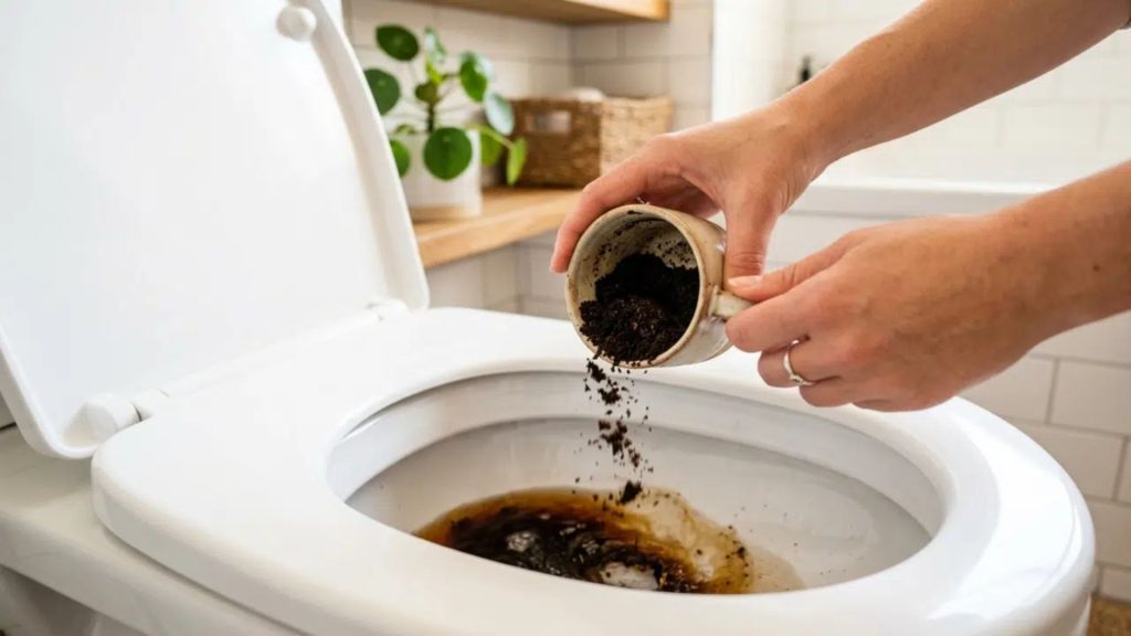 Aprenda o truque sustentável com café usado no vaso sanitário. Dicas simples para eliminar odores e manter o banheiro higienizado.