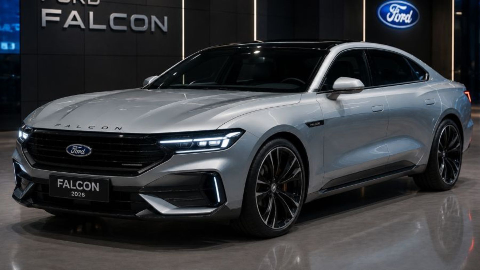 Fora de linha desde 2016, mítico Ford Falcon ganha visual moderno inspirado em sedãs atuais
