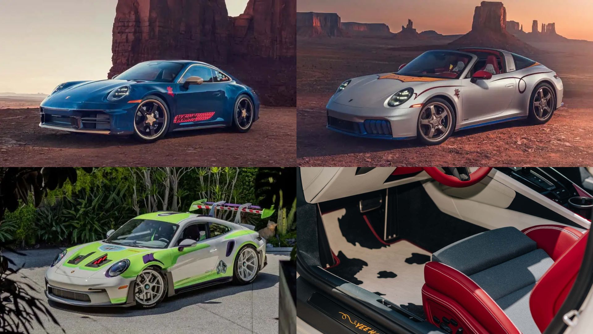 Porsche transforma personagens de Toy Story em carros reais e o