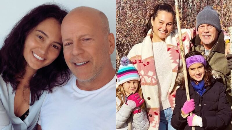 Esposa de Bruce Willis revela como filhas lidam com doença do pai