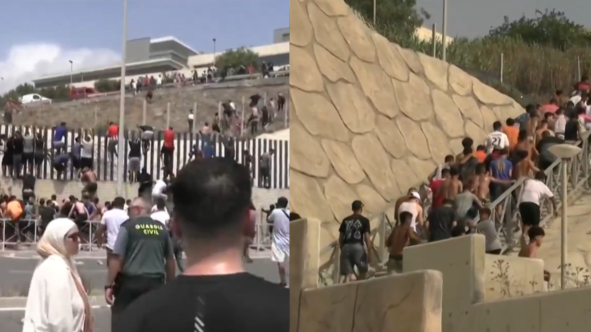 Confrontos violentos em Ceuta marcam o pice da crise migra | Mundo | QTU - Notícias