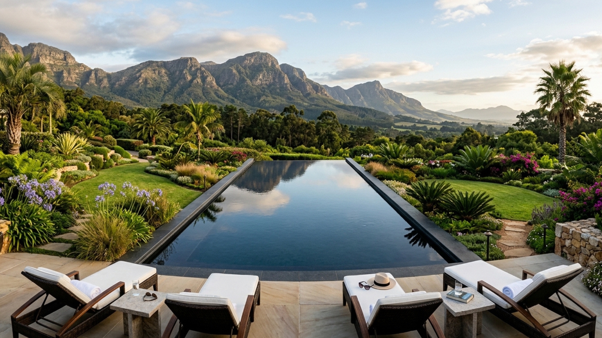 Luxo e efeito espelhado: piscina Black Pool vira destaque em projetos modernos - Foto