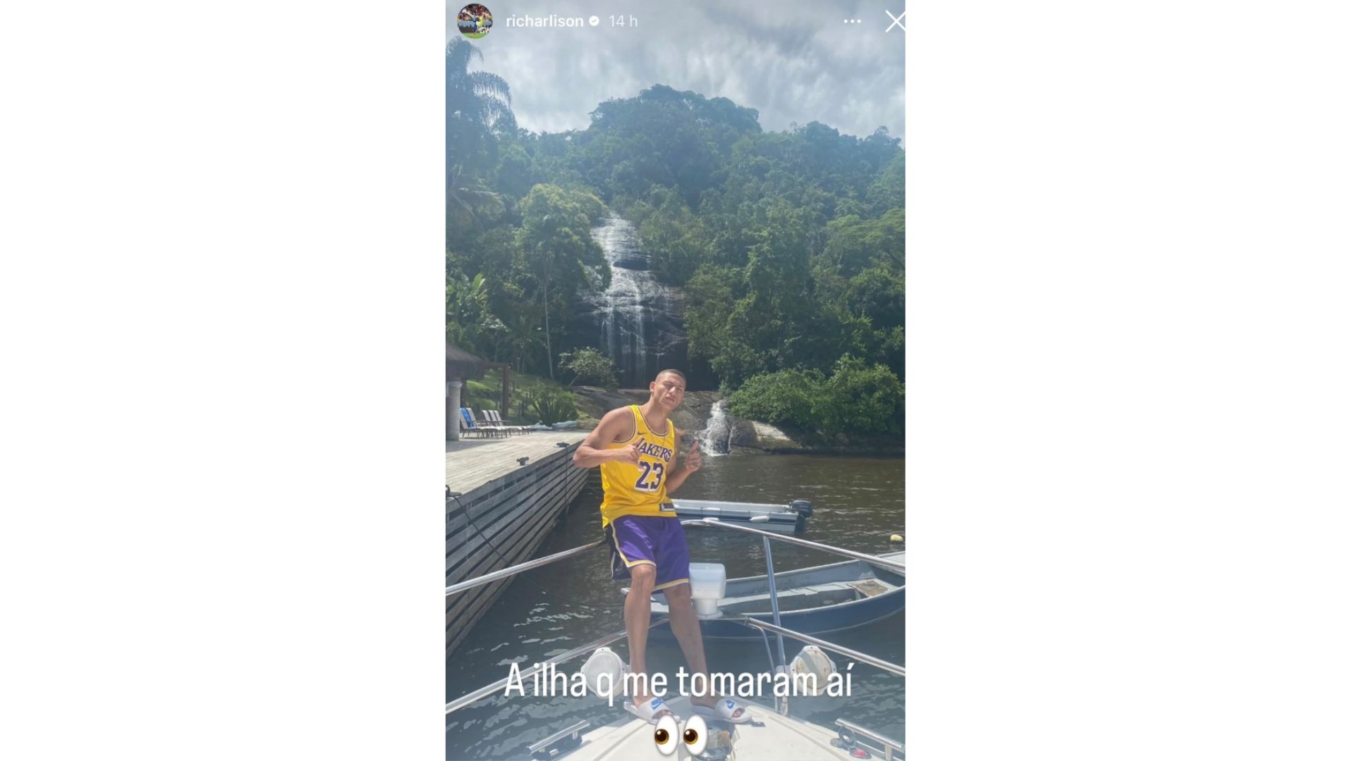 Richarlison se manifesta sobre mansão em Angra dos Reis: “Ilha que me tomaram”