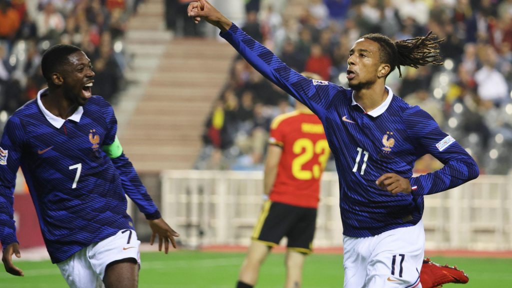 Nations League: Olise marca no fim e decreta vitória da França contra a Bélgica em Bruxelas - Getty Images