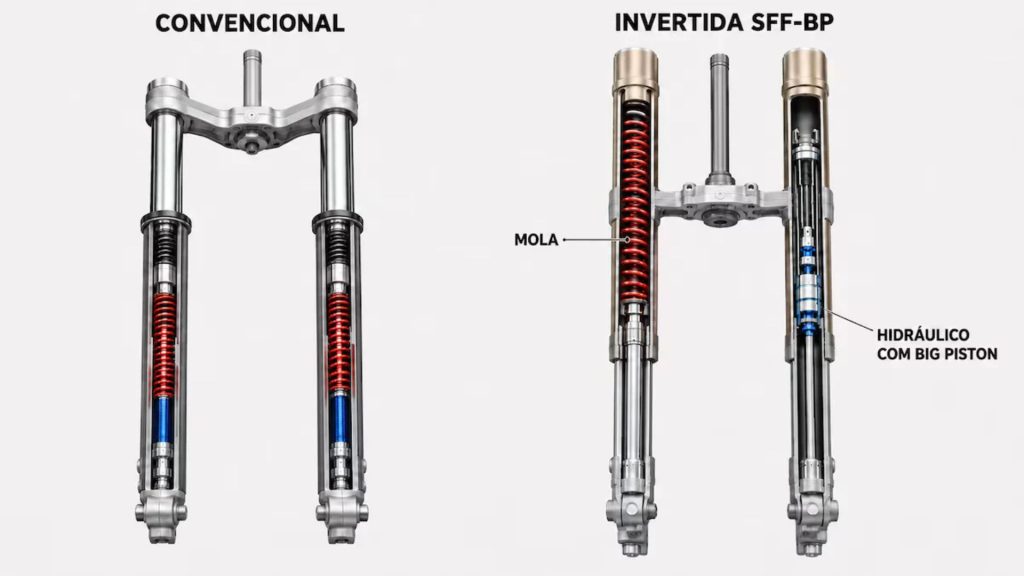 Honda CB 300F Twister 2027 ganha suspensão invertida Showa SFF-BP no Brasil