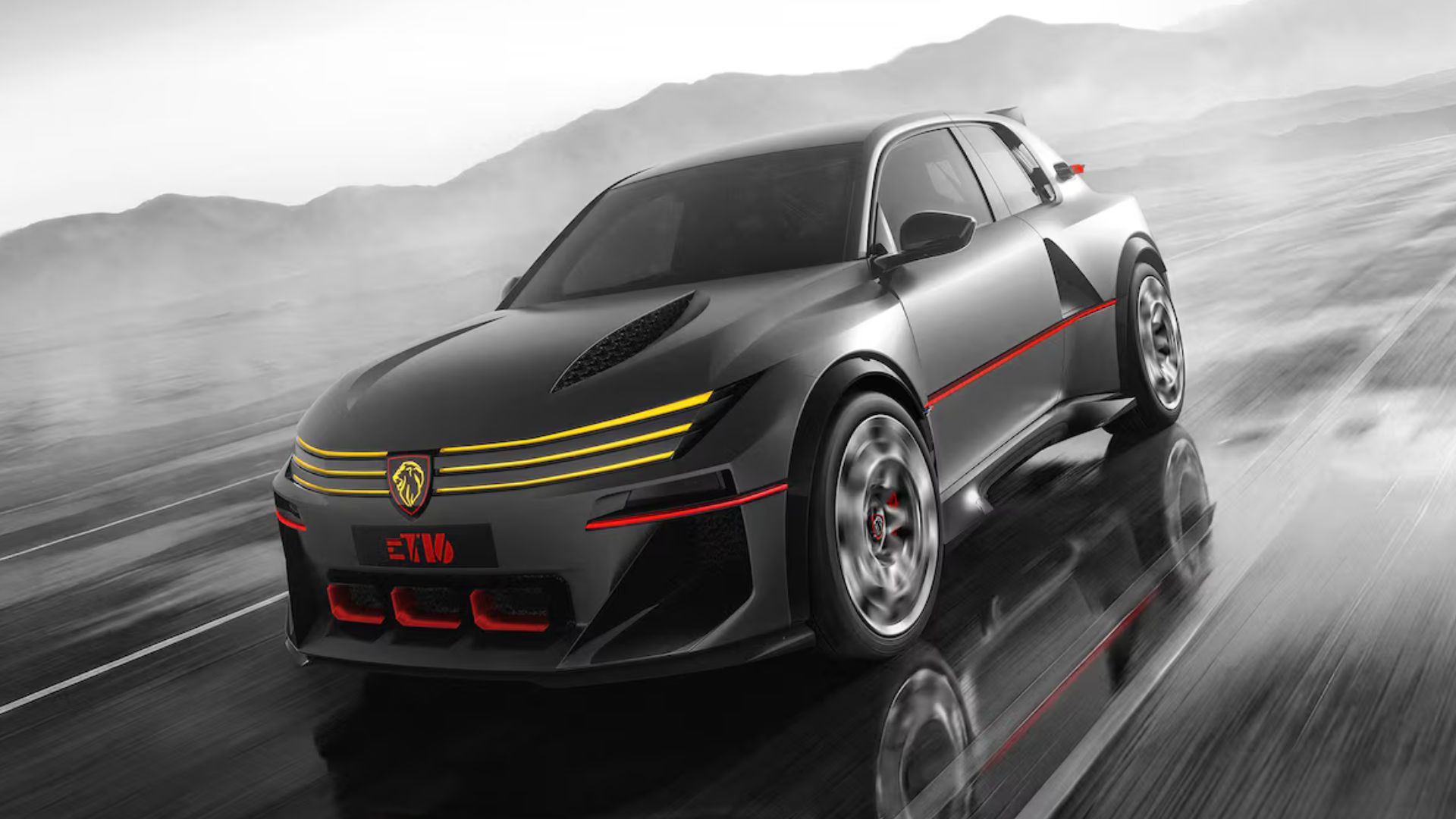 Peugeot E-T16: conceito elétrico de 816 cv antecipa futuro do novo 208 - Foto